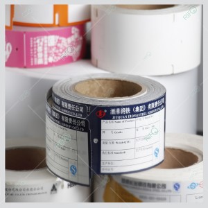 Отличная цветовая насыщенность стального прута вешает метки высокотемпературные метки