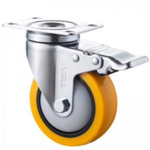 средняя - хромированная оболочка, оранжевое колесо тпе