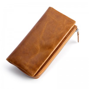 ["2019 Мода Новый Многофункциональный Карточный Мешок Глава Дермы Длинный мужской Бизнес-Кошелек Банковская Карта Ретро мужская С...