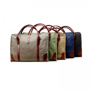 Холщовая сумка через плечо-18011