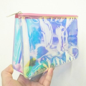 Голографическая сумка на молнии из ПВХ