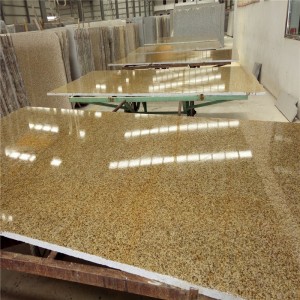 G682 Туманная ржаво-желтая гранитная плита