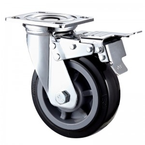Heavy Duty - Хромированный корпус с черным колесом TPE8