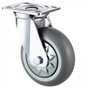 Heavy Duty - Хромированный корпус с черным колесом TPE13