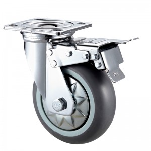 Heavy Duty - Хромированный корпус с черным колесом TPE13