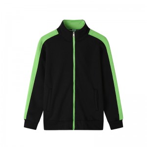 # 309-Берберская флисовая двухцветная толстовка на молнии