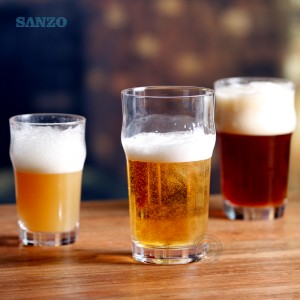 Логотип Sanzo Custom Beer Glass Cup Mug Хрустальные бокалы Пивные кружки ручной работы