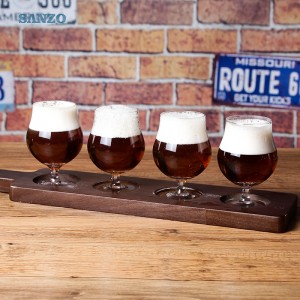 Набор пивных бокалов Sanzo из 6 предметов Настраиваемый пивной бокал Бледный пивной бокал