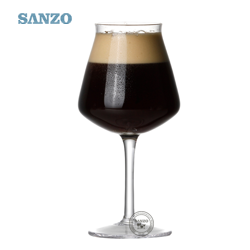 Пивной бокал для алкоголя Sanzo Индивидуальные прозрачные пивные кружки ручной работы Perfect Beer Glass