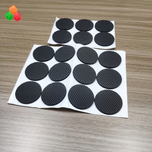 Дунгуань разработан размер самоклеящаяся резиновая мебель стол ноги протектор колодки ева пены стул ноги скользит протектор