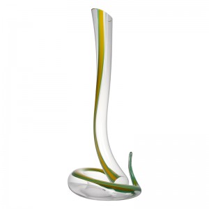 Sanzo Оптовая Производитель Стеклянной Изделия Ручной Работы Уникальный Одноместный Стеклянный Графин Красного Вина \/ Flagon 1200 мл \/ ...