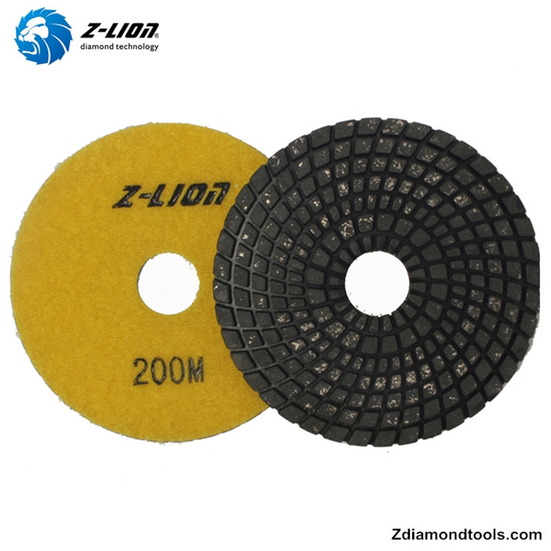 ZL-123CM 4-дюймовые бетонные полировальные смолы с металлической начинкой