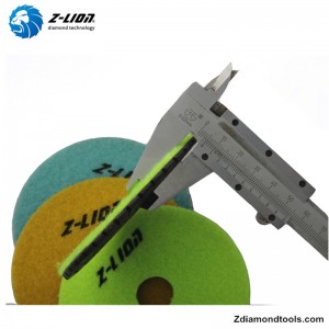 ZL-123CM 4-дюймовые бетонные полировальные смолы с металлической начинкой