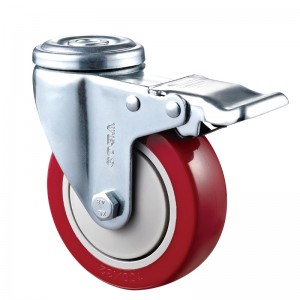 Средняя нагрузка - хромированный корпус с красным колесом Diamand TPE