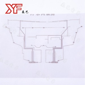 Переключатель проводящей линии печати ПЭТ серебряной пасты