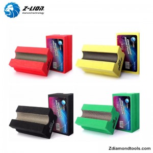 ZL-37CV30 алмазные ручные полировальные колодки для дома для шлифования стекла, стекловолокна и композитов