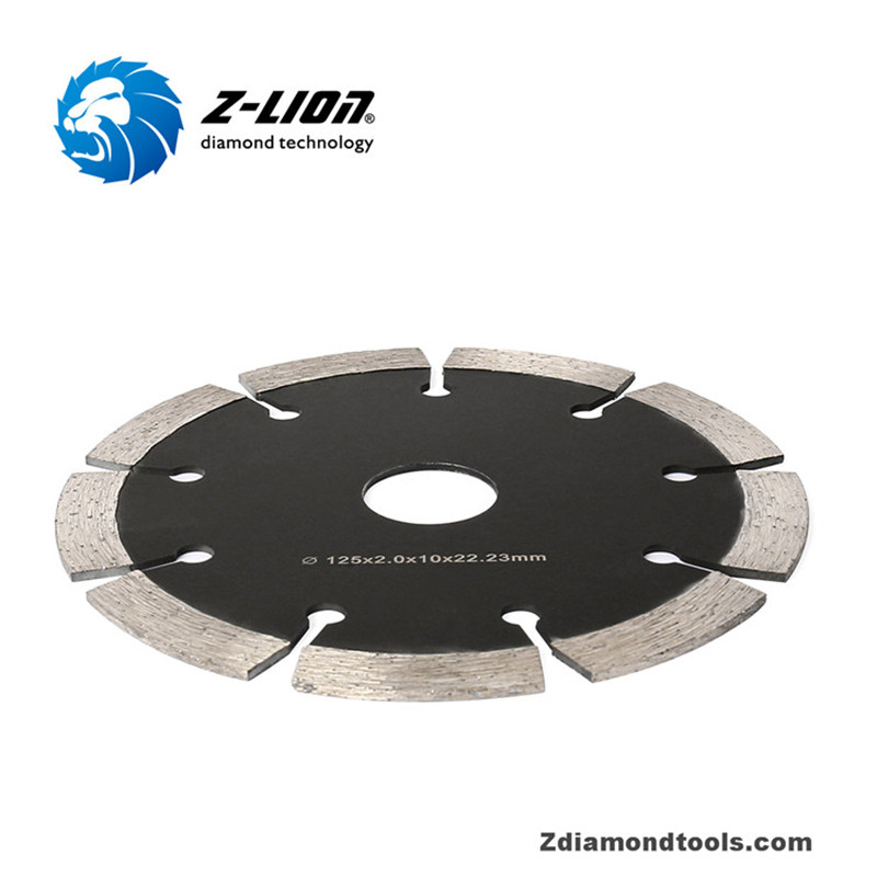 Волновой алмазный пильный диск ZL-HB07 для резки гранита с треугольными зубьями