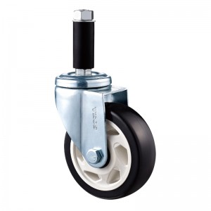 Средняя нагрузка - хромированный корпус с белым колесом Diamand TPE