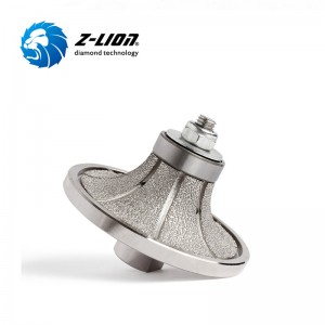 Круг алмазный профильный ZL-C1B гранитный для переносного шлифовального станка