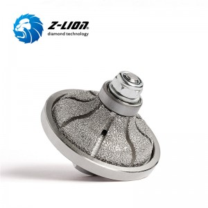 Круг алмазный профильный ZL-C1B гранитный для переносного шлифовального станка