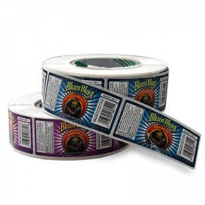 Ярлык стикера продукта печатания изготовленной на заказ собственной личности слипчивый, слипчивый стикер ярлыка бумаги принтер...