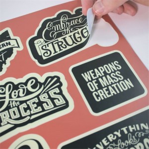 Ярлык стикера продукта печатания изготовленной на заказ собственной личности слипчивый, слипчивый стикер ярлыка бумаги принтер...