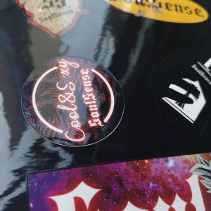 Водонепроницаемый Die Cut Company Logo Мультфильм пользовательских УФ-доказательство виниловая наклейка