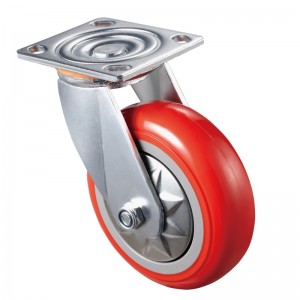Heavy Duty - Хромированный корпус с красным колесом TPE3