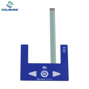 OEM Custom мембранный выключатель со светодиодом