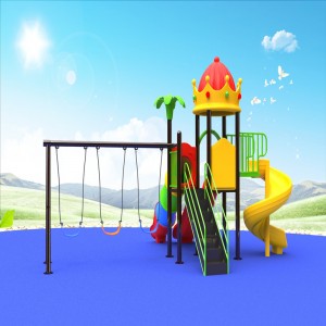 открытый корона крыша игровой дом игровое оборудование с детьми качели слайд игра для детей