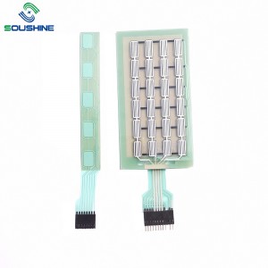 Схема переключателя емкостного мембранного переключателя, настроенная OEM