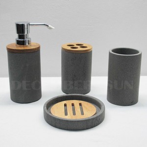 Набор аксессуаров для ванной из песчаника