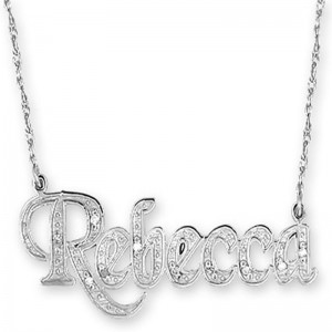 Заявление кулон персонализированный ожерелье имя ожерелье золотое серебро