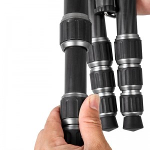 KINGJOY 5-секционный алюминиевый компактный складной легкий поворотный фотоаппарат со штативом с шаровой головкой для фотографии