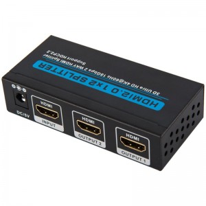 V2.0 HDMI 1x2 Splitter Поддержка 3D Ultra HD 4Kx2K при 60 Гц HDCP2.2
