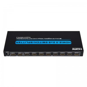 V2.0 Поддержка HDMI 2x8 HDMI \/ Splitter 3D Ultra HD 4Kx2K при 60 Гц HDCP2.2