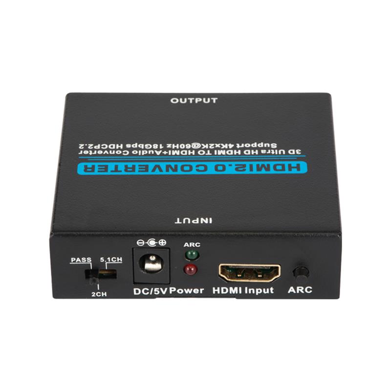 V2.0 HDMI Audio Extractor HDMI в HDMI + Аудио конвертер Поддержка 3D Ultra HD 4Kx2K @ 60 Гц HDCP 2.2 18 Гбит / с