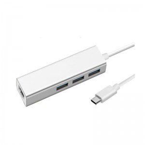 USB тип C для локальной сети (1000 м) + USB 3.0x3 адаптер концентратора