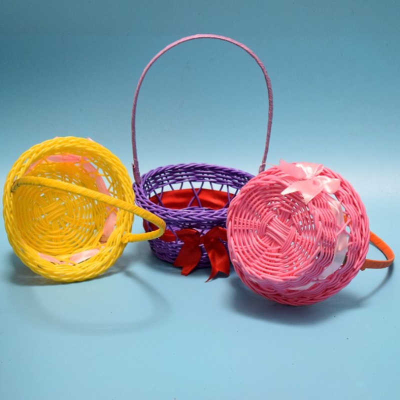 декоративная корзина с ручкой