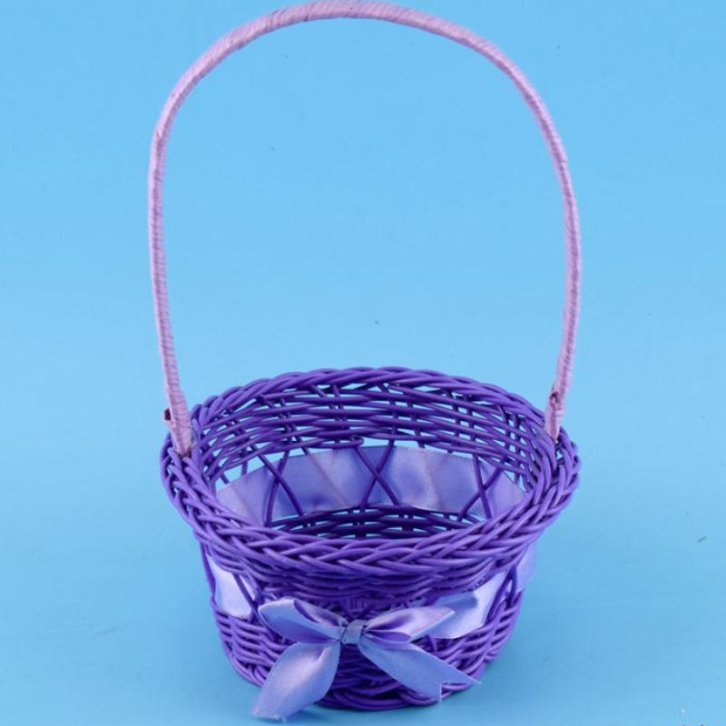 декоративная корзина с ручкой