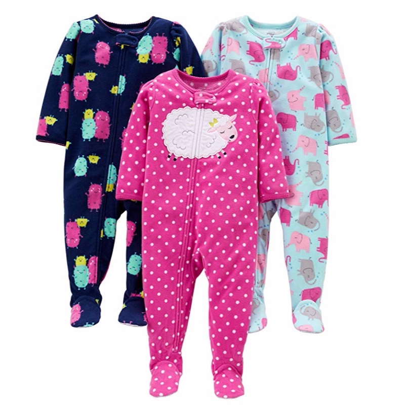 Пижамы из пижамы с пуховиками на флисовой подкладке и пухом для малышей от Carter's Baby and Toddler Girls