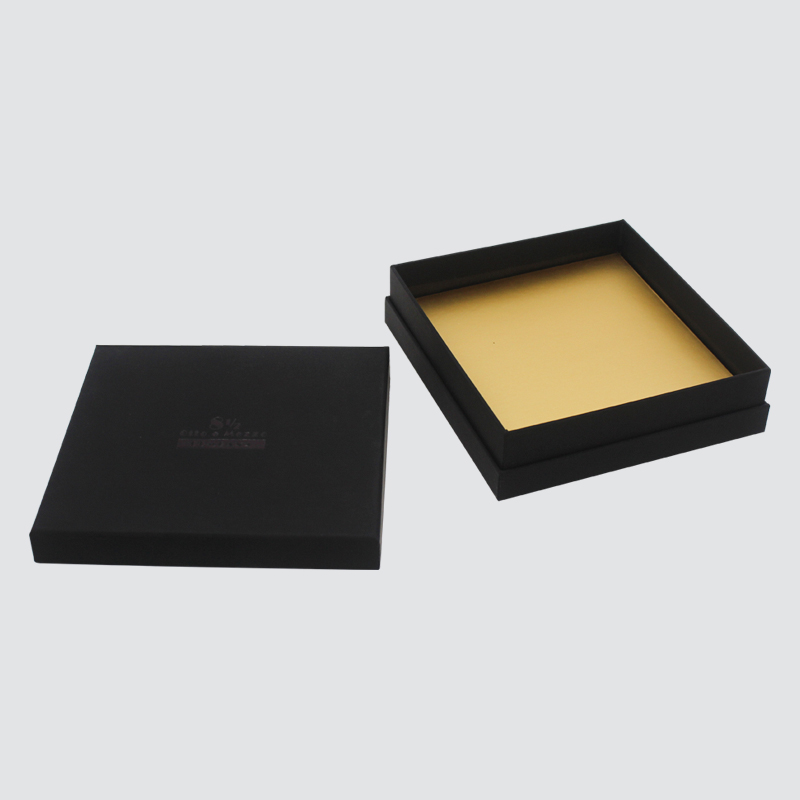 Индивидуальные Классический Черный Ящик Ювелирные Изделия Ожерелье Подарочная Коробка