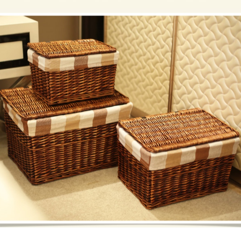 Плетеная корзина для хранения