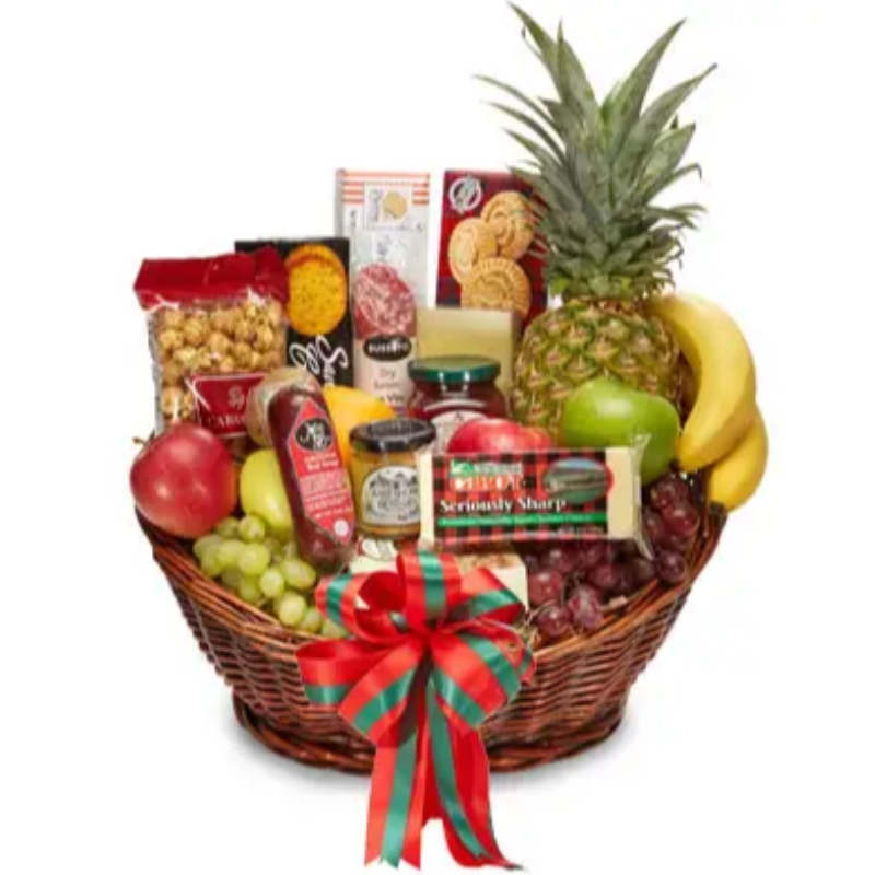 Рождественская подарочная корзина