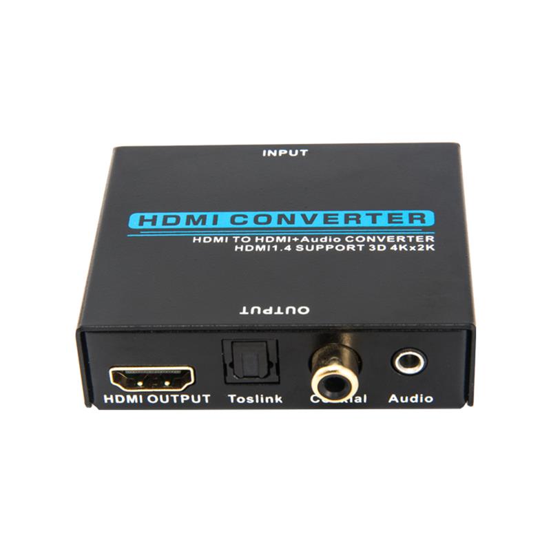 V1.4 HDMI Audio Extractor HDMI в HDMI + Аудио конвертер Поддержка 3D Ultra HD 4Kx2K @ 30 Гц