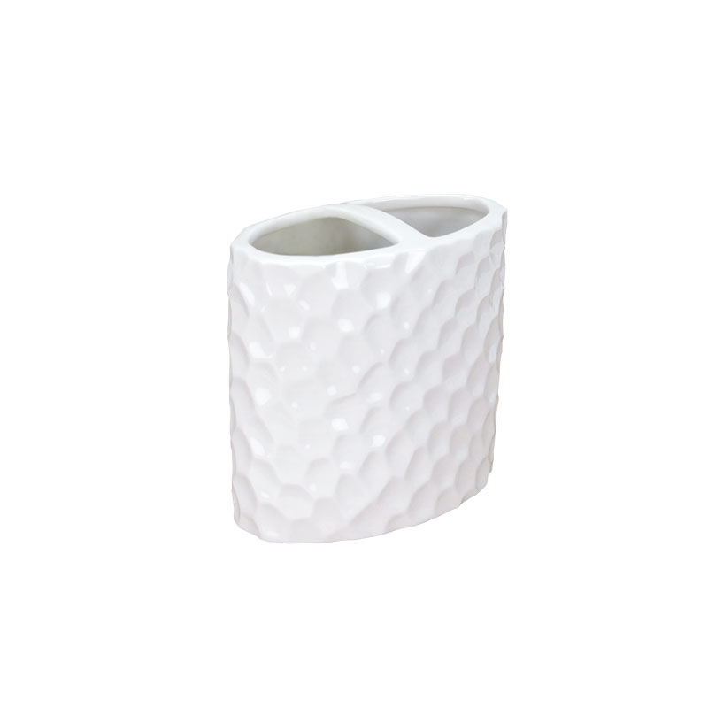 Белый керамический набор аксессуаров для ванной комнаты