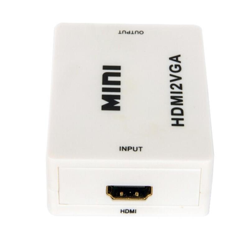 Мини Размер HDMI To VGA + Аудио Конвертер 1080P