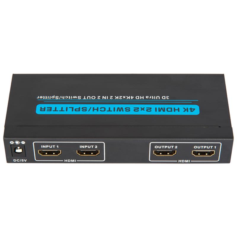 4K / 30 Гц HDMI 2x2 Переключатель / Splitter Поддержка 3D Ultra HD 4Kx2K / 30 Гц