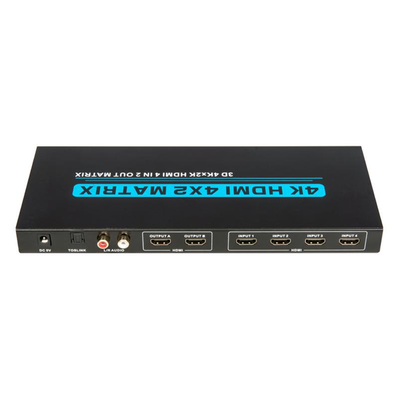 V1.4 Матрица HDMI 4x2 4K / 30 Гц с поддержкой EDID 3D Ultra HD 4Kx2K