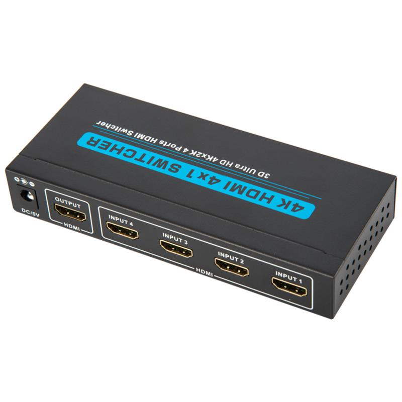 V1.4 4K / 30 Гц HDMI 4x1 Switcher Поддержка 3D Ultra HD 4K * 2K / 30 Гц